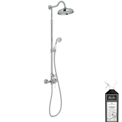 Colonne de douche JACOB DELAFON Cléo 1889 Chrome + nettoyant Briochin