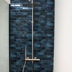 Colonne de douche mécanique façon inox Essebagno Luisa
