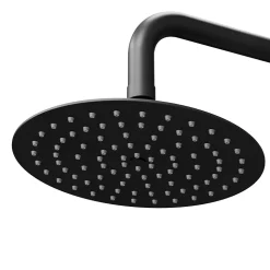 Colonne de douche mécanique encastrée en laiton massif finition noir mat, GoodHome Owens