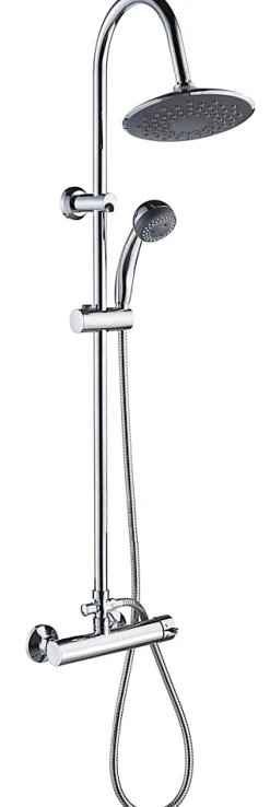 Colonne de douche mécanique, chrome, Essebagno Epice