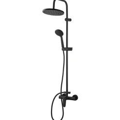Colonne de douche mécanique noire GoodHome Cavally