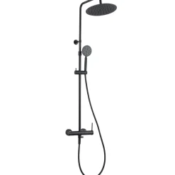 Colonne de douche mécanique noir mat 250 Essebagno Lollipop II