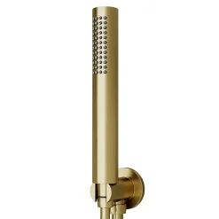 Colonne de douche mécanique encastrée en laiton massif finition satin, GoodHome Owens