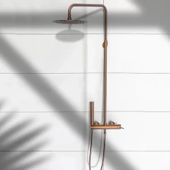 Colonne de douche mécanique, cuivré, Essebagno Luisa 250