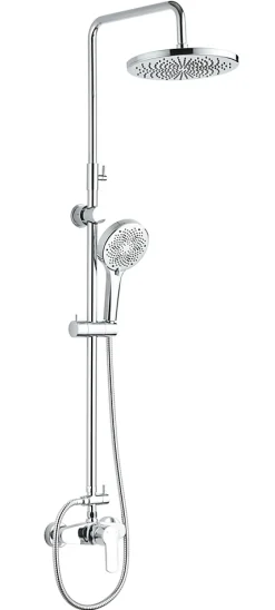 Colonne de douche mécanique chrome, Edouard Rousseau Deva