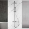 Colonne de douche mécanique avec barre extensible SKY BATH chromé série DIAMOND