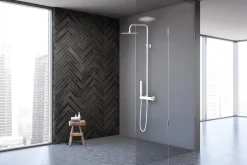 Colonne de douche mécanique, blanc, Essebagno Luisa 250