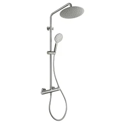 Colonne de douche mécanique avec barre extensible SKY BATH nickel brossé PVD série PROMISE