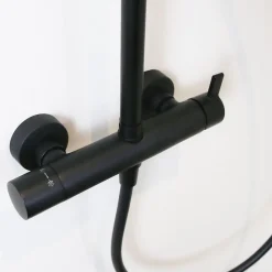 Colonne de douche mécanique noire 300 Essebagno Delice II