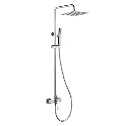 Colonne de douche mécanique avec barre extensible SKY BATH chromé série INFINITE