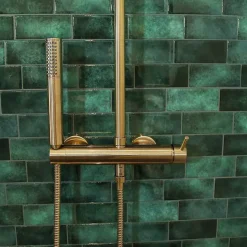 Colonne de douche mécanique or Essebagno Kiwo