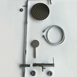 Colonne de douche mécanique chrome 250 Essebagno Lollipop II