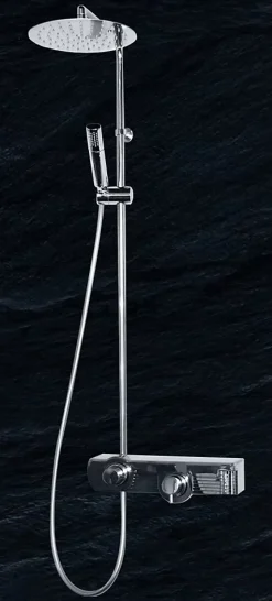 Colonne de Douche Mitigeur Thermostatique JOLLY DROP Satinee