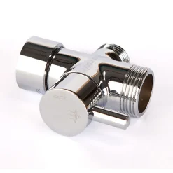 Colonne de douche monocommande carrée SIX, 79-125 cm, finition chrome poli, en laiton Kibath