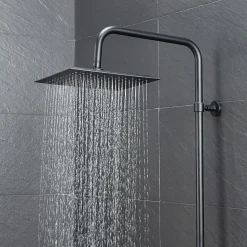 Colonne de douche Noir Mat Avec Tablette KIRA - bain-bain