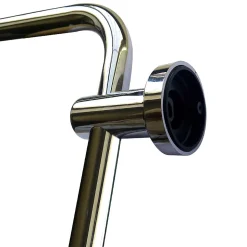 Colonne de douche ronde monocommande RAPIDA avec finition chromée brillante en laiton Kibath