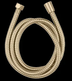 Colonne de douche sans robinetterie avec douchette + pomme de tête + barre réglable + flexible, doré, Wenko Young Line