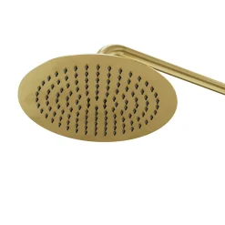 Colonne de douche thermostatique, doré, GoodHome Owens