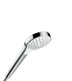 Colonne de douche thermostatique avec pommeau + douchette 3 jets + flexible + barre réglable, chrome, Hansgrohe Waterforms 220