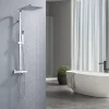 Colonne de Douche Thermostatique Ensemble de Douche Corps en Laiton Hauteur Réglable 855-1105mm Système de Douche
