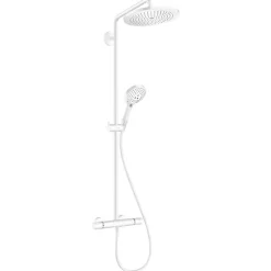 Colonne de douche thermostatique HANSGROHE Croma Select S 280 blanc mat