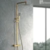 Colonne de Douche Thermostatique Anti-Calcaire Or Brossé IMEX VIGO BTV013/OC