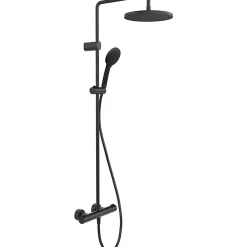 Colonne de douche thermostatique DURAVIT MinusFlow noir mat