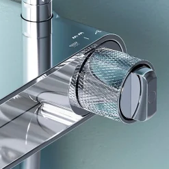 Colonne de douche thermostatique, avec mitigeur thermostatique Système de douche avec robinet Chrome, F0785A600 X-Joy AM.PM