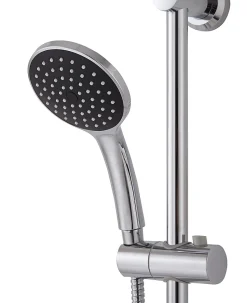 Colonne de douche thermostatique effet chromé avec douchette et pommeau, Cooke & Lewis Lidia