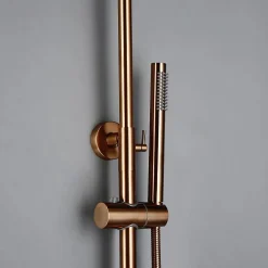 COLONNE DE DOUCHE THERMOSTATIQUE EN LAITON ROSÉ DORÉ (CUIVRE) SC418 COLLECTION PENEE