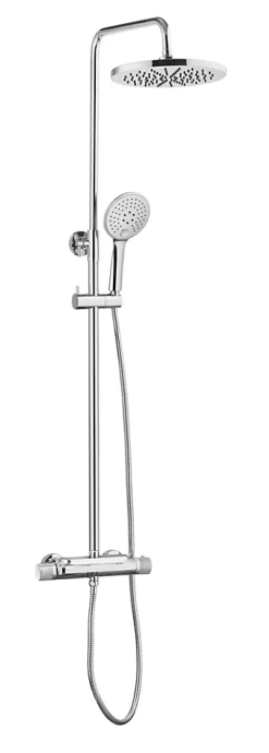 Colonne de douche thermostatique chrome, Edouard Rousseau Volg