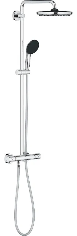 Colonne de douche thermostatique chrome H.112 cm, Grohe Vitalio Start