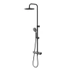 Colonne de douche thermostatique GoodHome Selenga noir