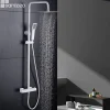 Colonne de Douche Thermostatique Anti-Calcaire Blanc Mat IMEX ART BTAR025/BL