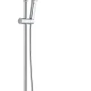 Colonne de douche thermostatique chrome, Edouard Rousseau Mila