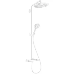 Colonne de douche thermostatique HANSGROHE Croma Select S 280 EcoSmart blanc mat
