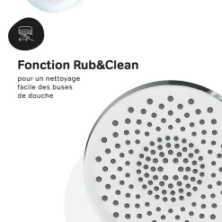 Colonne de douche thermostatique, avec mitigeur thermostatique Système de douche avec robinet Chrome, F07XA400 X-Joy AM.PM