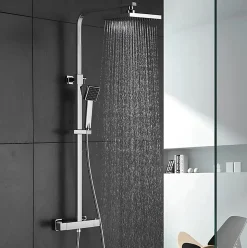 COLONNE DE DOUCHE THERMOSTATIQUE CHROMÉE COLLECTION ENIPEE
