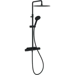 Colonne de douche thermostatique JACOB DELAFON Metro noir mat