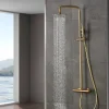 Colonne de Douche Thermostatique Anti-Calcaire Or Brossé IMEX MONZA BTD038/OC