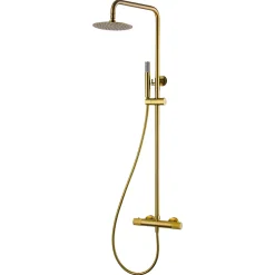 Colonne de Douche Thermostatique Anti-Calcaire Or Brossé IMEX MONZA BTD038/OC