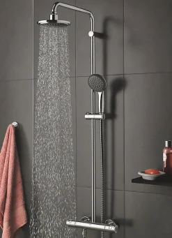 Colonne de douche thermostatique Grohe Vitalio Star System 160