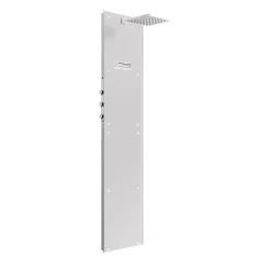 Colonne de douche thermostatique hydromassante prête à carreler, en aluminium anodisé, Valentin Batidouche