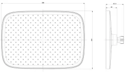 Colonne de douche thermostatique murale Noire mat 30x29x84-128cm (LxPxH) hauteur réglable - 3011 PRO