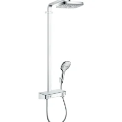 Colonne de douche thermostatique HANSGROHE Raindance Select E 300 EcoSmart avec mitigeur 30 cm chromé