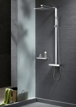 Colonne de douche thermostatique acier inox - 112,5x50cm - NT6705C