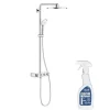 Colonne de douche thermostatique GROHE Euphoria SmartControl System 310 Duo avec nettoyant GrohClean