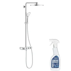 Colonne de douche thermostatique GROHE Euphoria SmartControl System 310 Duo avec nettoyant GrohClean