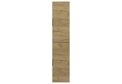 Colonne de salle de bain LYO 2 portes 140x30x27 cm chêne T-BATH