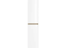Colonne de salle de bain NELI 2 portes 140x30x27 cm chêne et blanc T-BATH